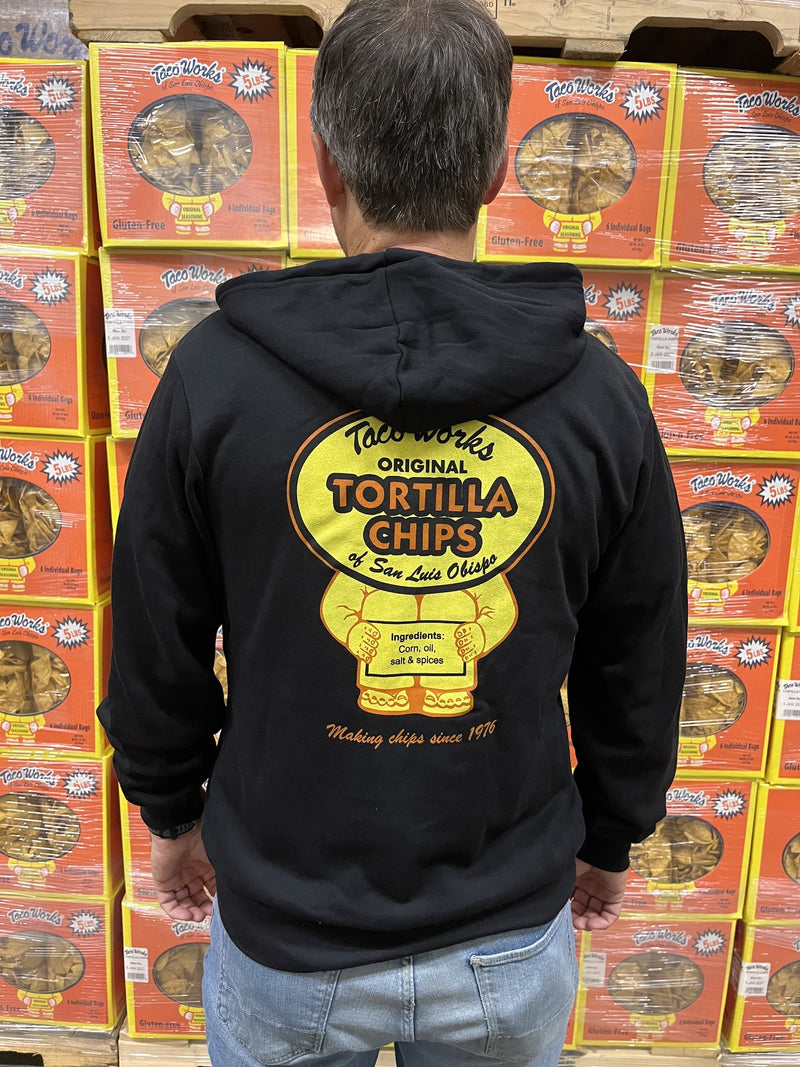 Taco Works Zip Hoodie - Black