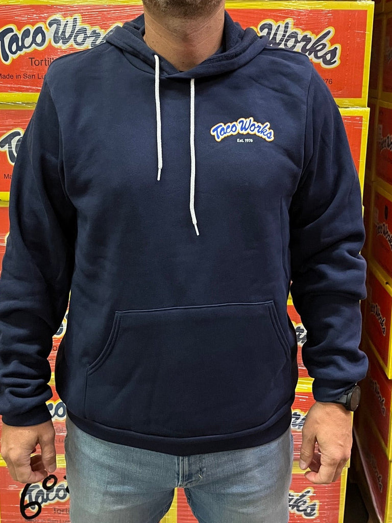 Taco Works Pullover Hoodie - Blue